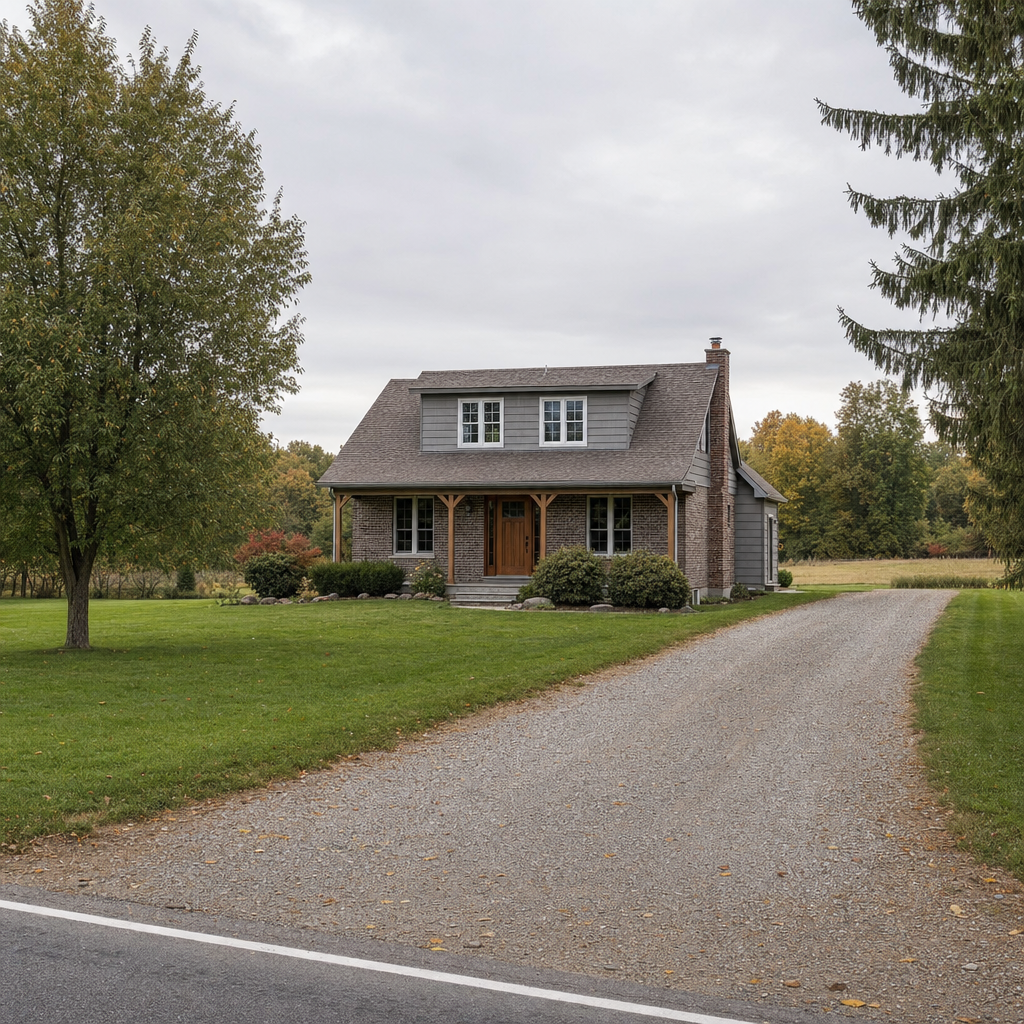 A calm single-family home exterior on a quiet East Irvine street, representing the household size and daily water use that decides how often a septic tank needs pumping